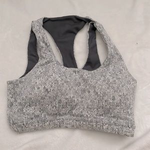 Grey Gymshaky Sports Bra
